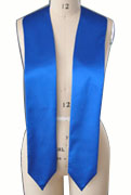 blue blank graduation sashes