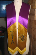 graduation stole with fringe